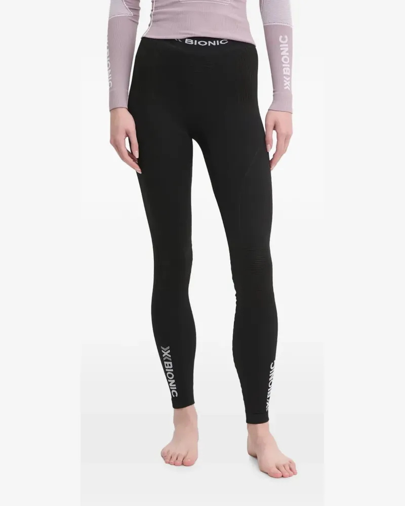 X-Bionic Skihose mit Logo-Print - Schwarz Schwarz
