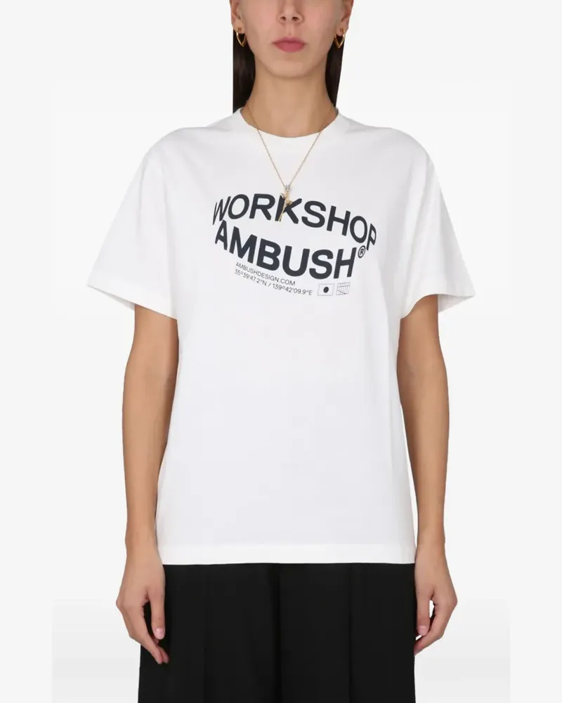 AMBUSH short-sleeve T-shirt - Weiß Weiß