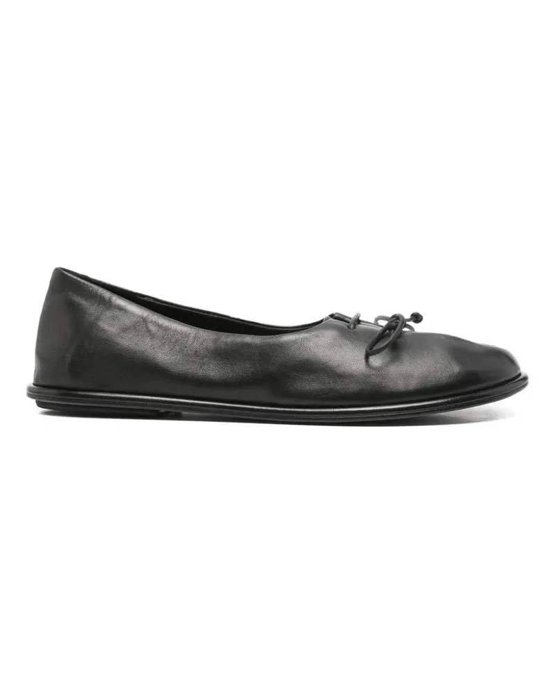 Officine Creative Italia Fotayne bow-detail ballet flats - Schwarz Schwarz