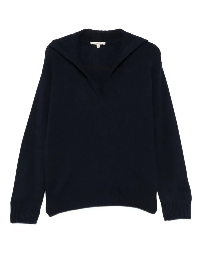 BARENA Duse Pullover mit Matrosenkragen - Blau Blau