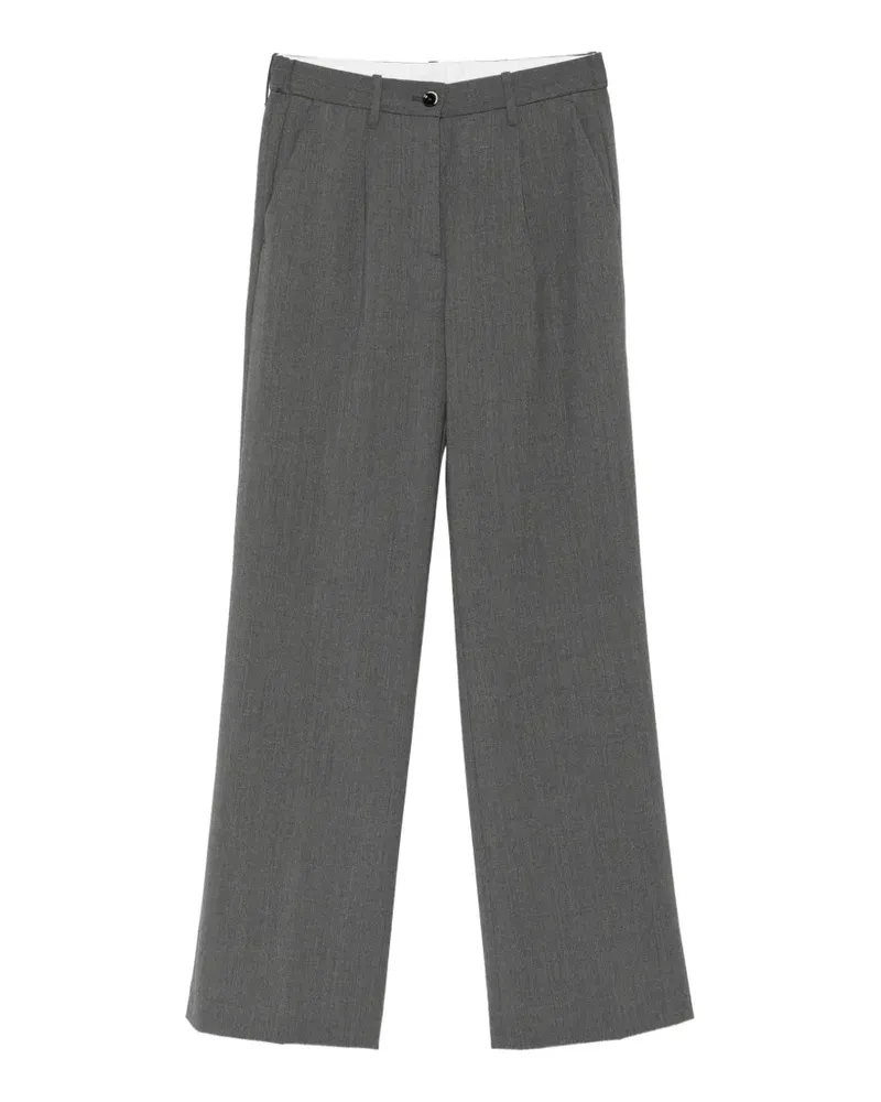 nine:inthe:morning Blenda Hose mit geradem Bein - Grau Grau