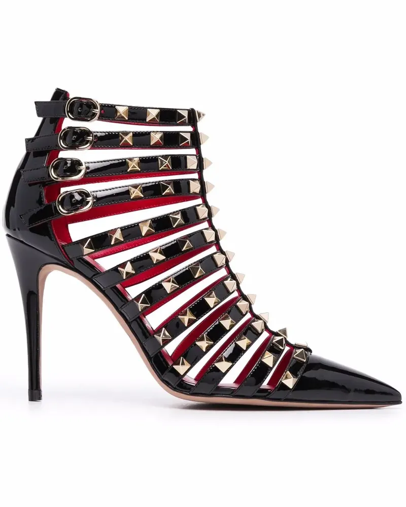 Valentino Garavani Rockstud Pantoletten - Schwarz Schwarz