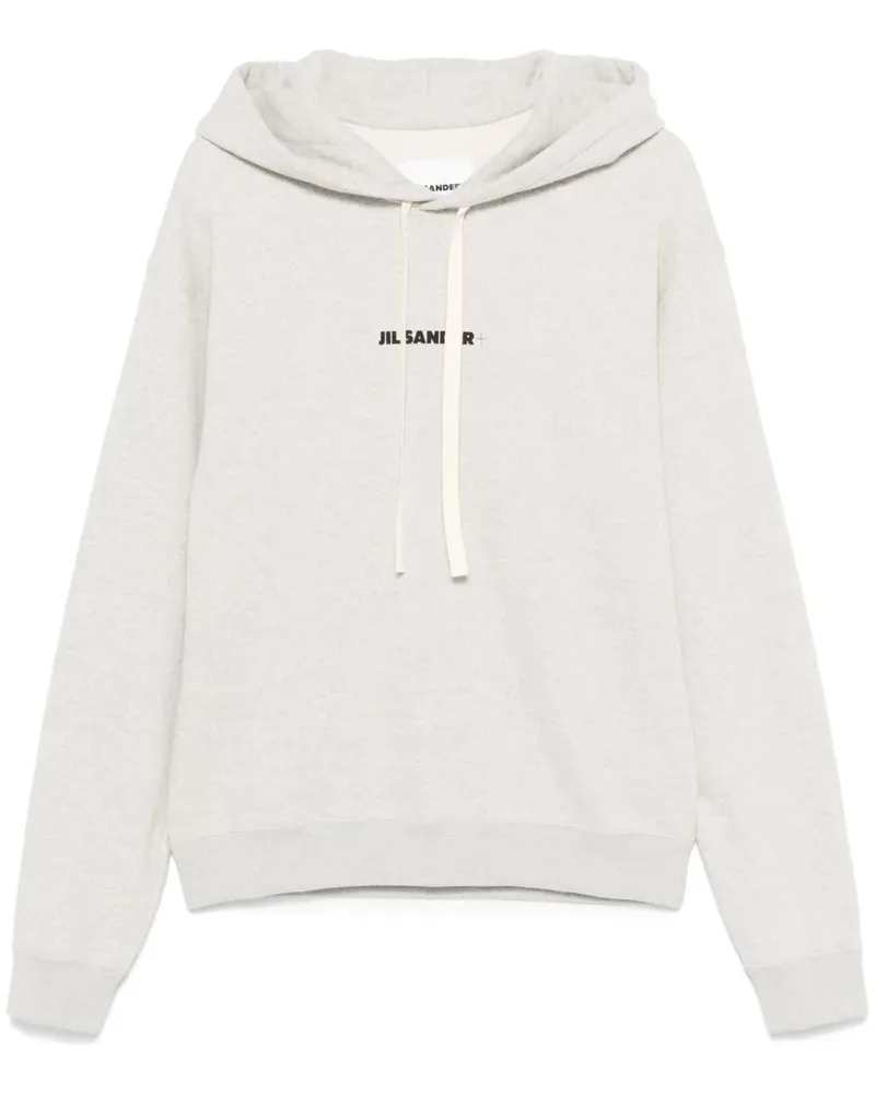 Jil Sander Hoodie mit Logo-Print - Grau Grau