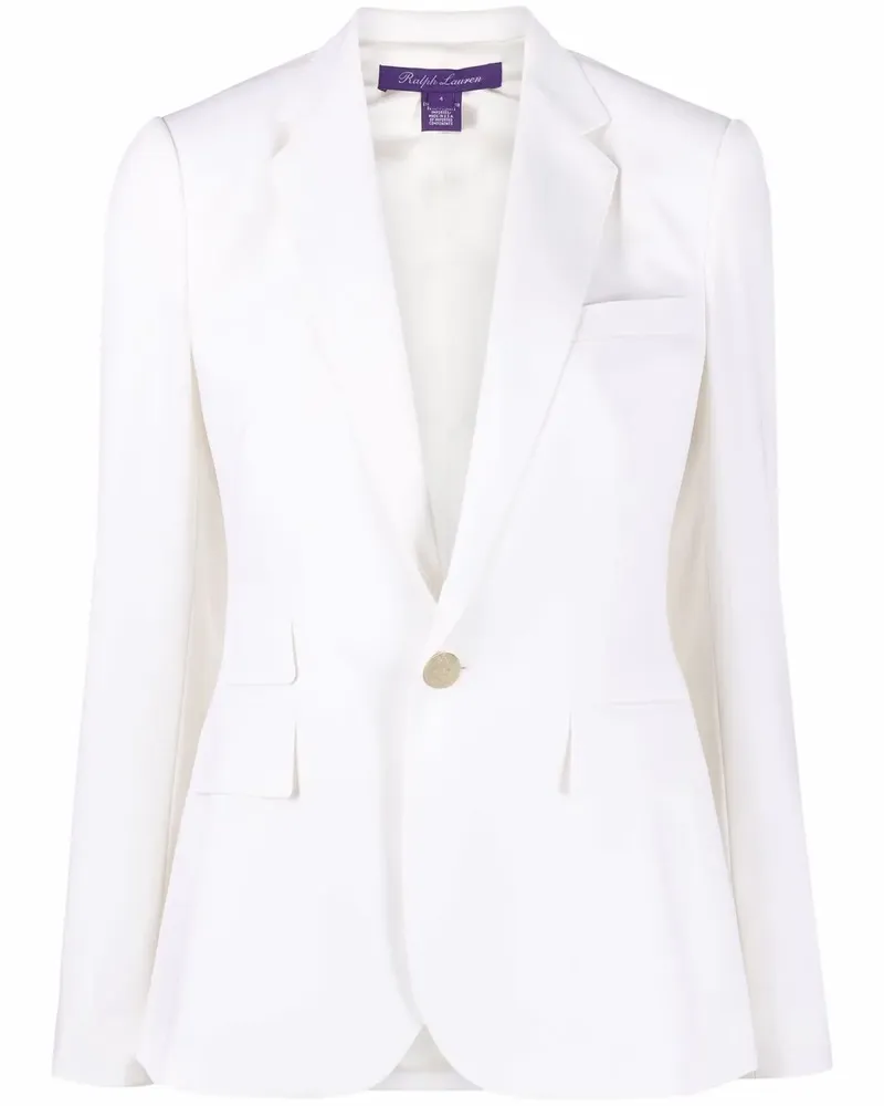 Ralph Lauren Schmaler Parker Blazer - Weiß Weiß