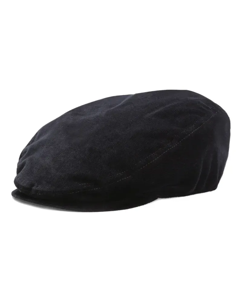 Dolce & Gabbana Baseballkappe aus Cord - Schwarz Schwarz