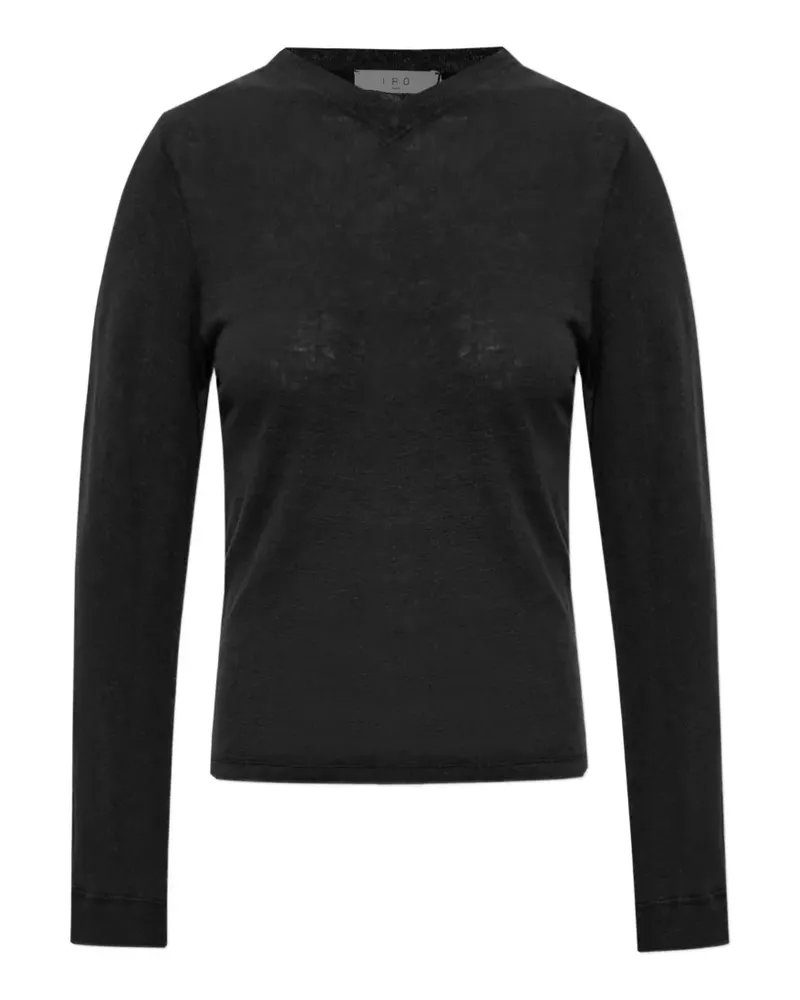 IRO Selhy long-sleeved T-shirt - Schwarz Schwarz