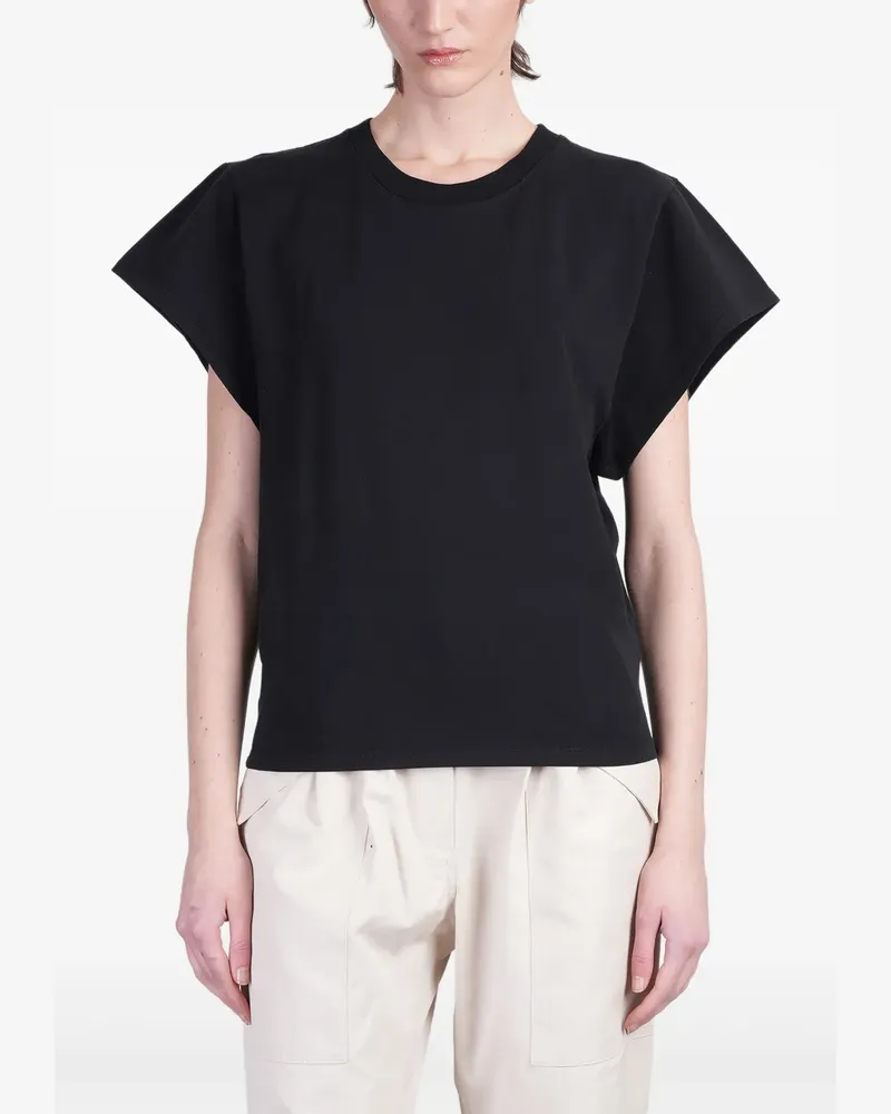 IRO T-Shirt mit weiten Ärmeln - Schwarz Schwarz
