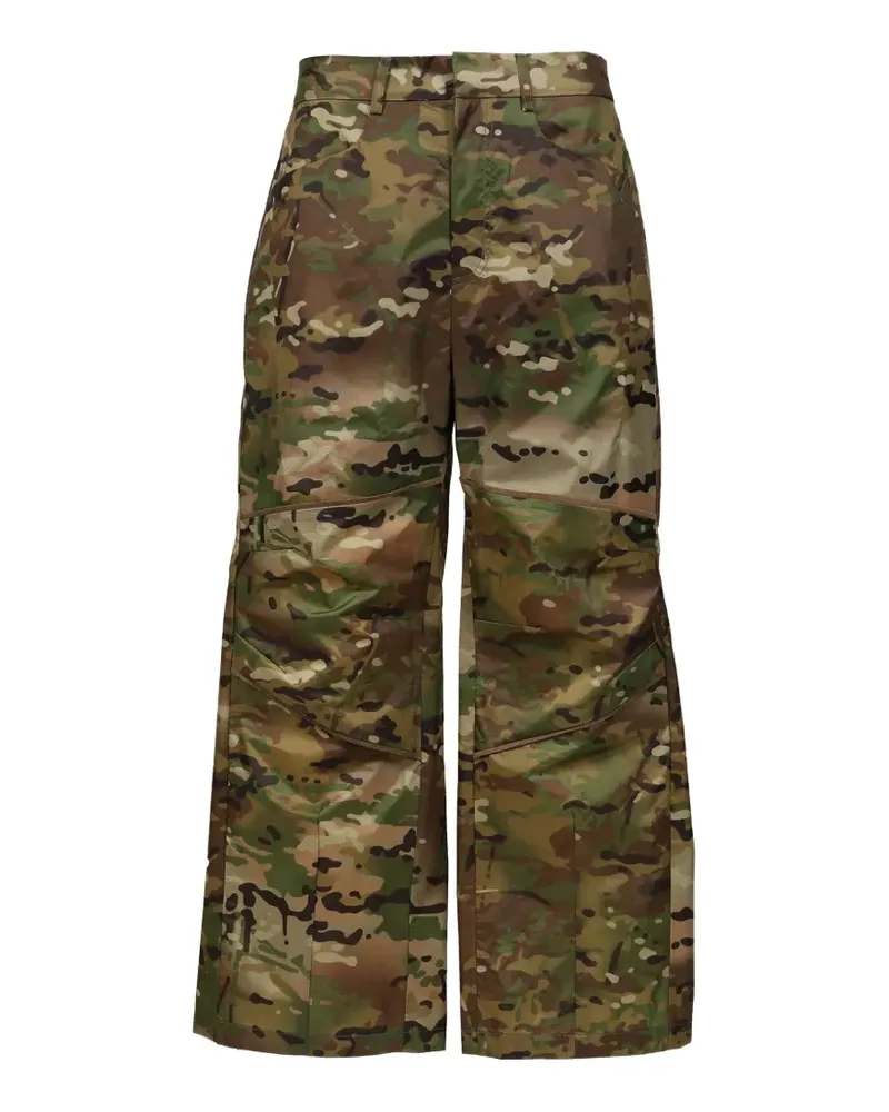 XLIM Weite EP.9 01 Hose mit Camouflage-Print - Grün Grün