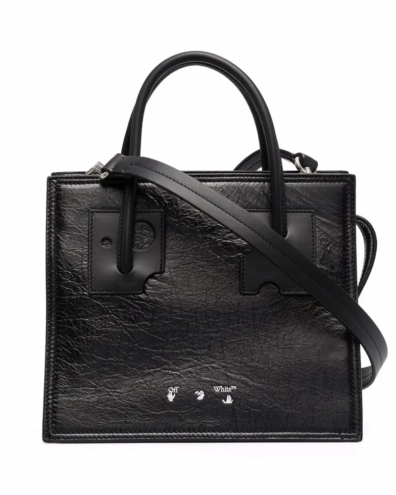 OFF-WHITE Repeat Handtasche - Schwarz Schwarz
