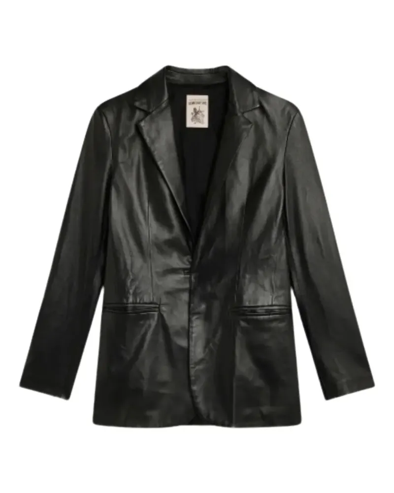 Semicouture Einreihige Jacke - Schwarz Schwarz