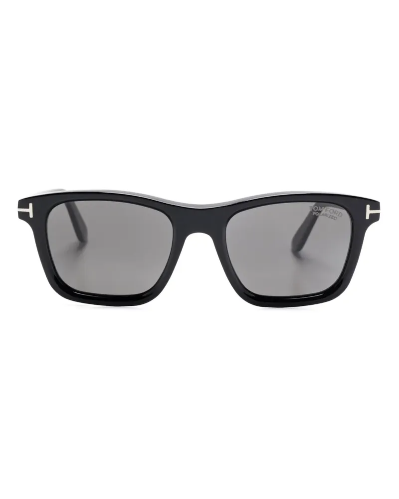 Tom Ford Sonnenbrille mit eckigem Gestell - Schwarz Schwarz
