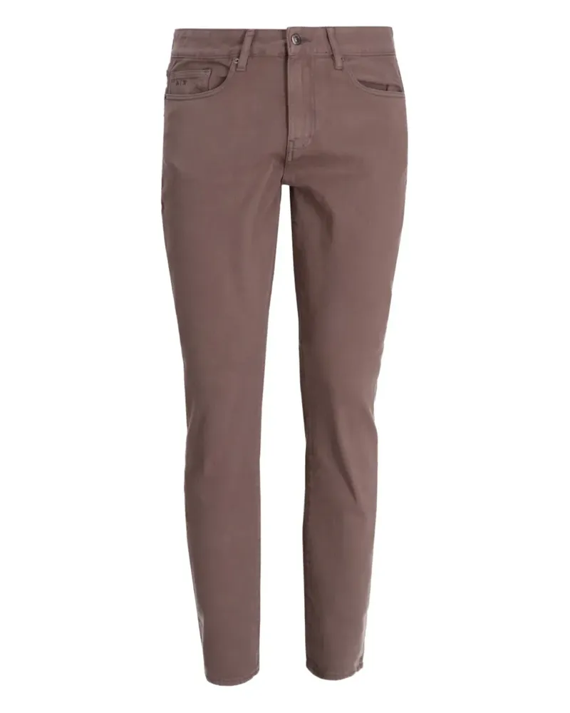 Armani Exchange Jeans mit Logo-Patch - Braun Braun