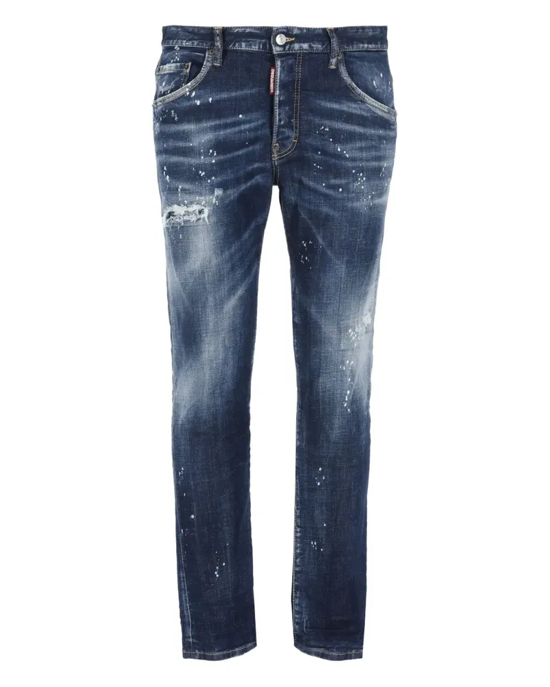 Dsquared2 Skinny-Jeans im Distressed-Look - Blau Blau