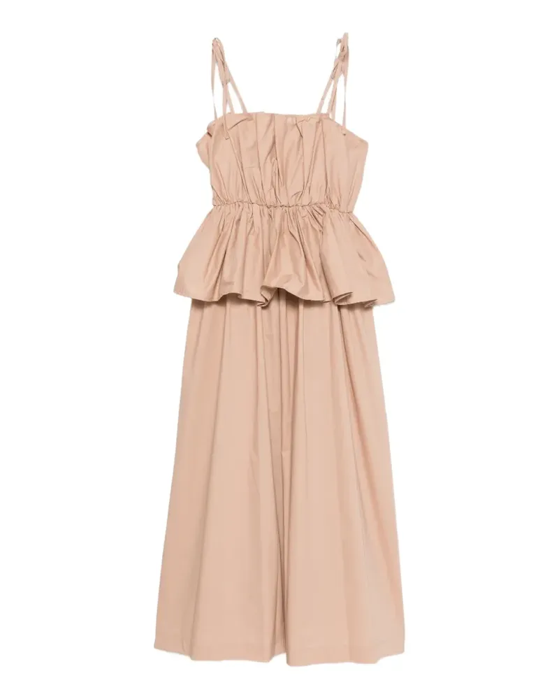 Twin-Set sleeveless midi dress - Nude Nude