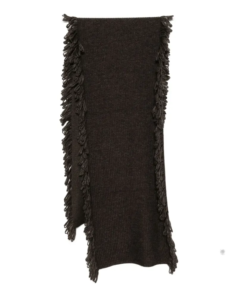 Lauren Manoogian frayed scarf - Braun Braun