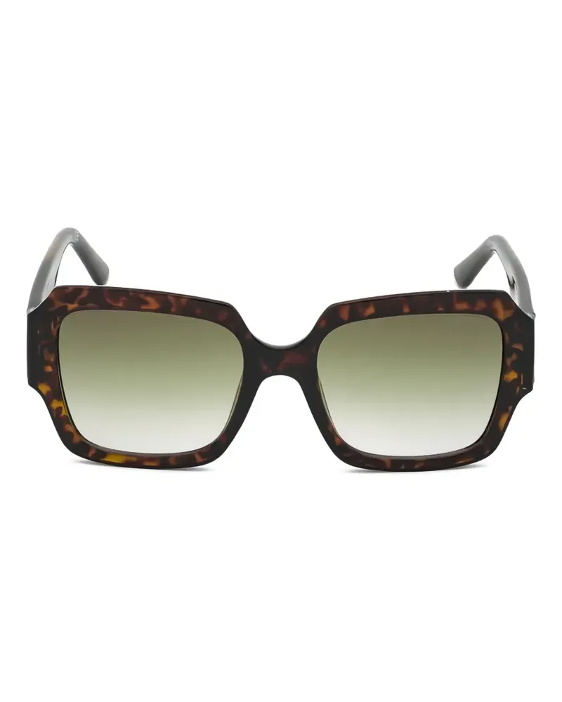 Guess tortoiseshell square-frame sunglasses - Braun Braun