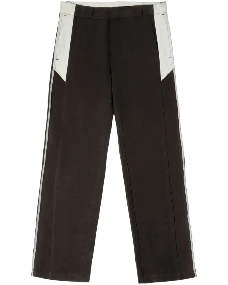Heron Preston Halbhohe Straight-Leg-Hose - Braun Braun