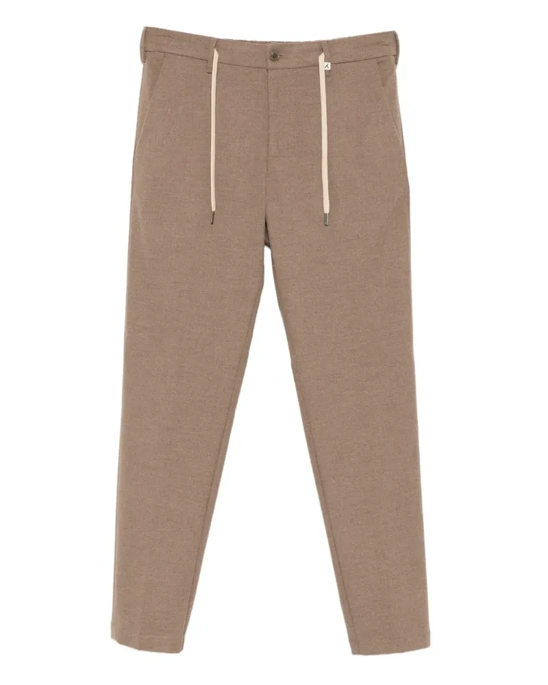 MYTHS Hose mit Kordelzug - Braun Braun