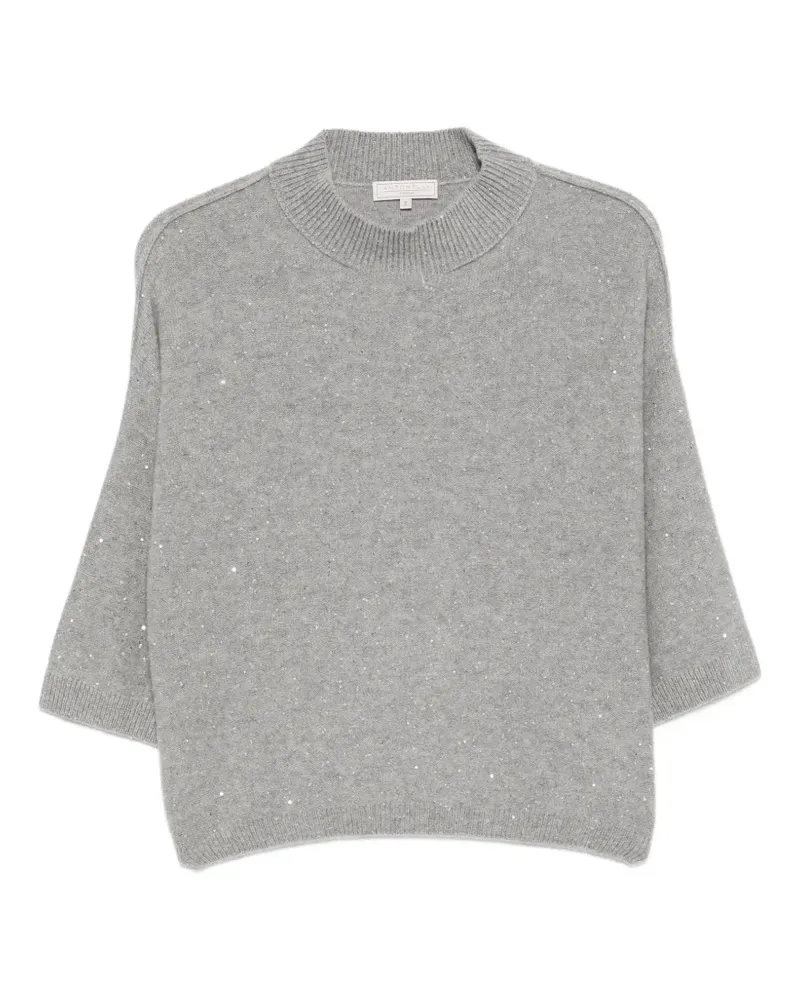 Antonelli Firenze Pullover mit Pailletten - Grau Grau