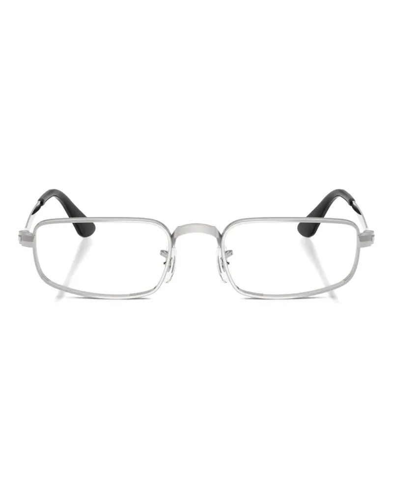 Ray Ban rectangle-frame glasses - Silber Silber