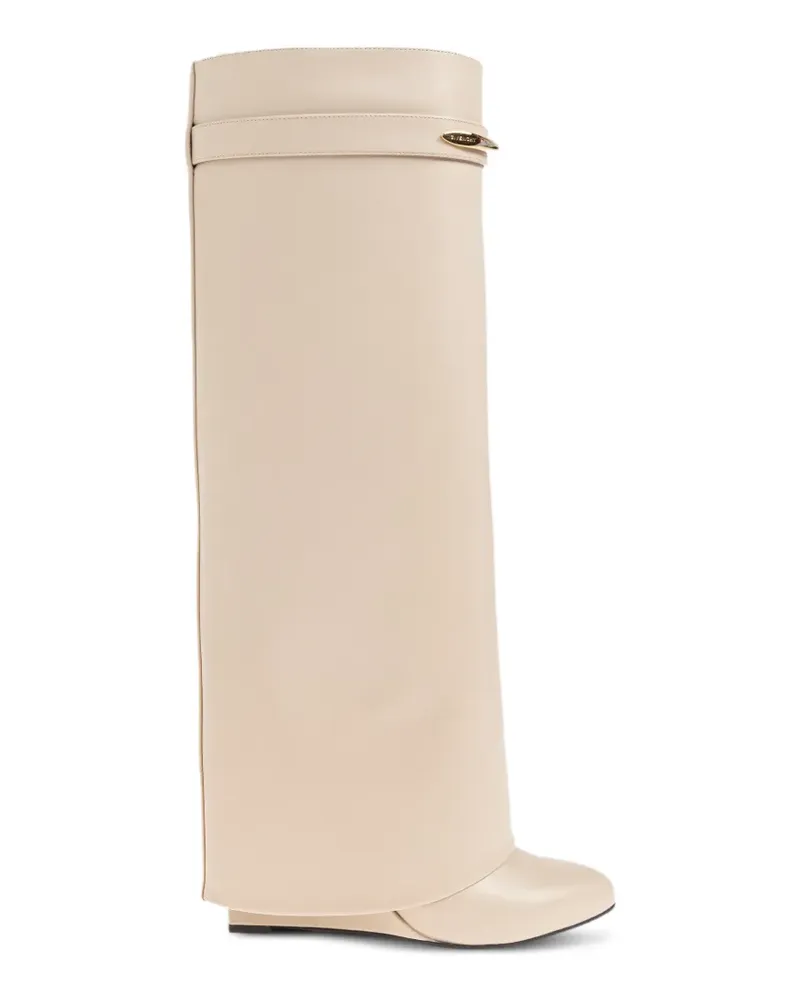 Givenchy Shark Stiefel aus Leder - Nude Nude