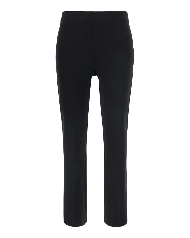 Jucca pressed-crease elasticated-waist trousers - Schwarz Schwarz