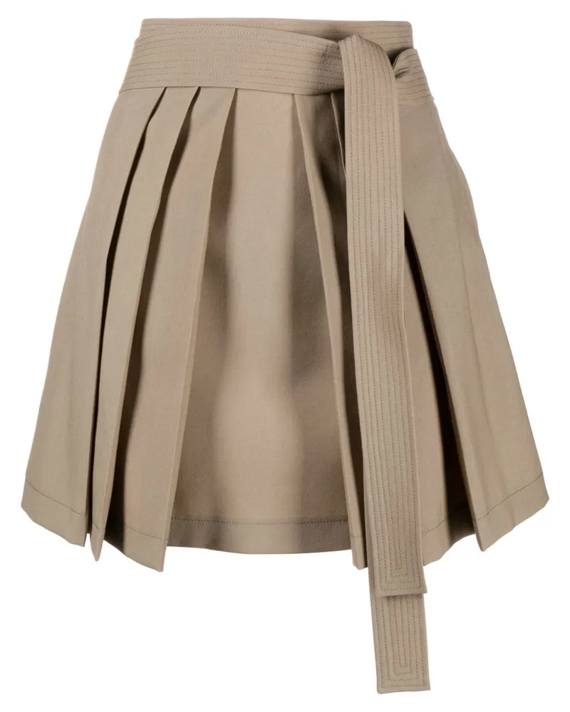 Kenzo Minirock mit Falten - Nude Nude