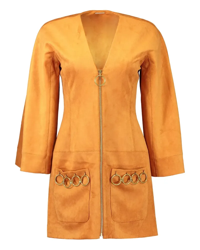 Alexis Anese Kleid aus Wildleder - Orange Orange
