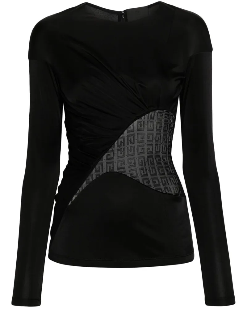 Givenchy 4G-Lace'Oberteil - Schwarz Schwarz