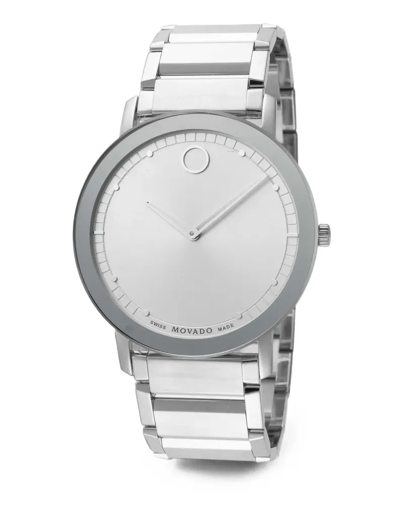 Movado Sapphire 40mm watch - Silber Silber