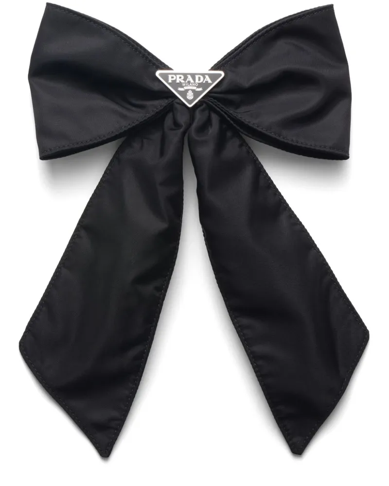 Prada Re-Nylon Haarspange - Schwarz Schwarz