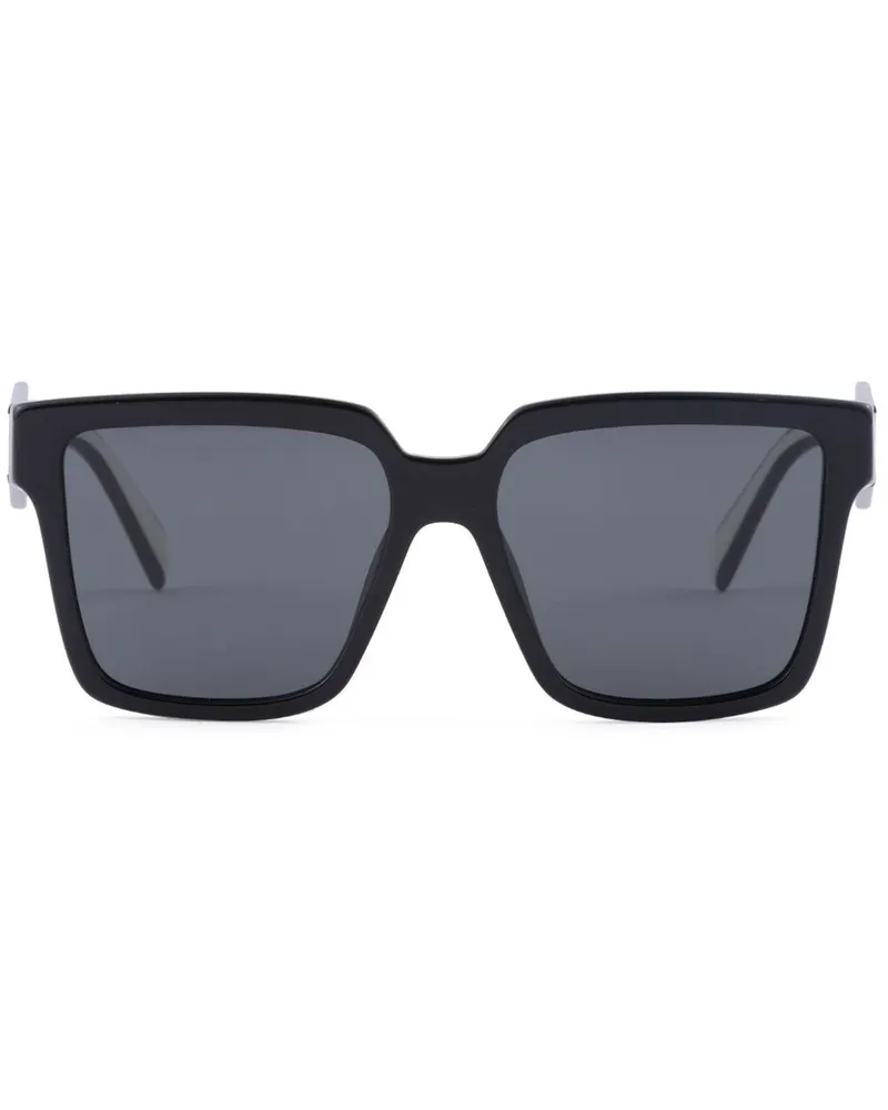 Prada Sonnenbrille im Oversized-Look - Schwarz Schwarz