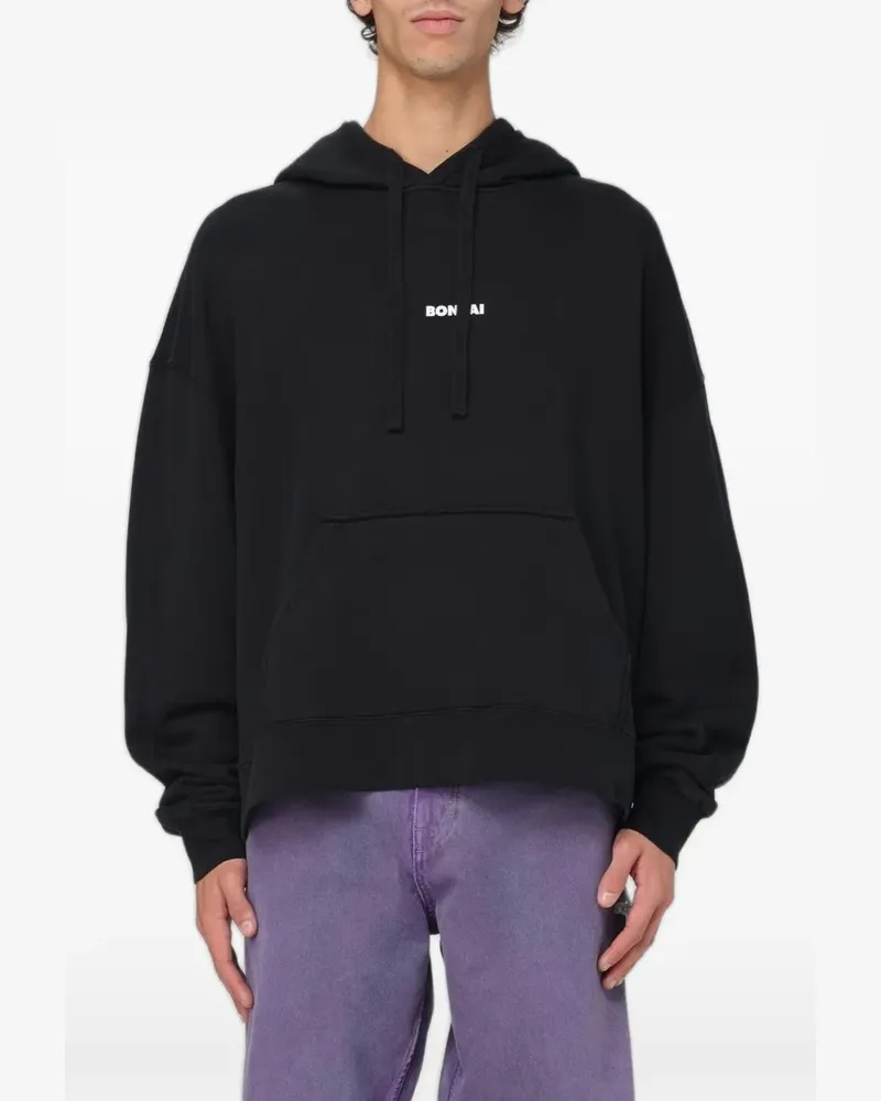 BONSAI Box Logo Hoodie - Schwarz Schwarz