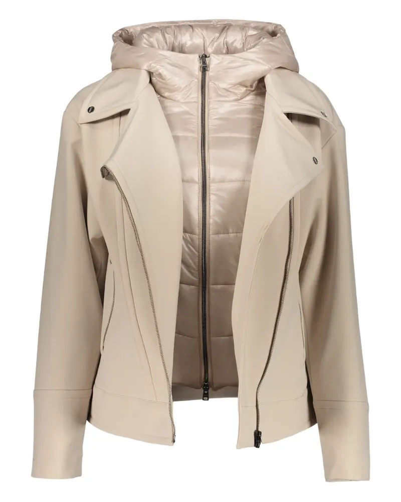 Herno Kapuzenjacke mit Reißverschluss - Nude Nude