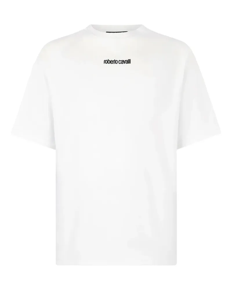 Roberto Cavalli T-Shirt mit Logo-Detail - Weiß Weiß