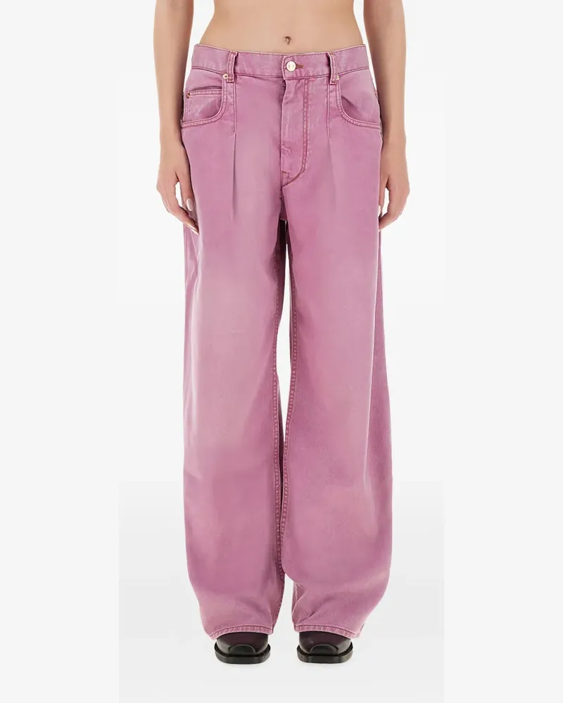 Isabel Marant Jeans mit Falten - Rosa Rosa