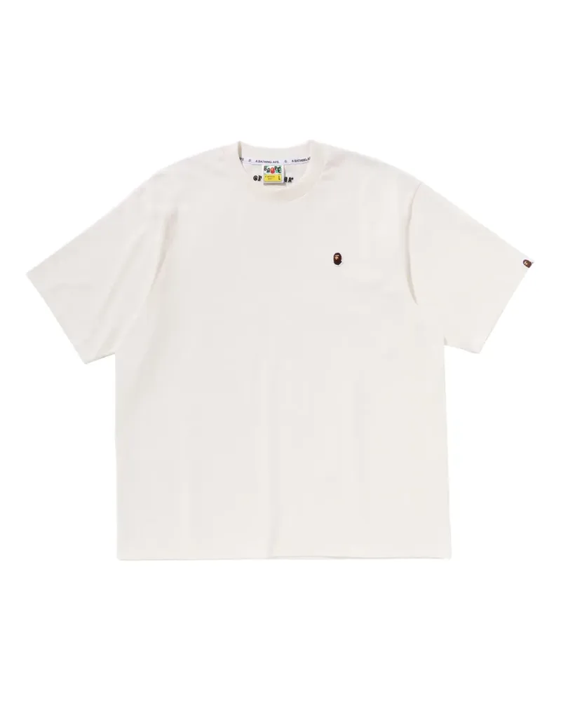 BAPE T-Shirt mit Logo-Print - Nude Nude
