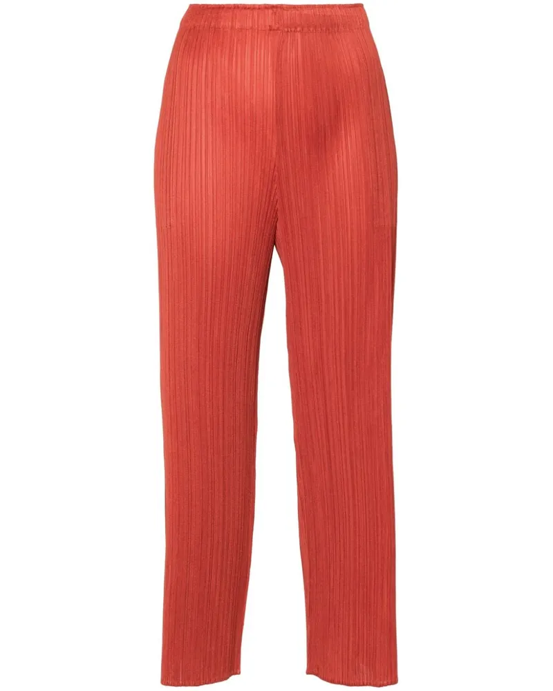 Issey Miyake Monthly Colors: April Straight-Leg-Hose - Orange Orange