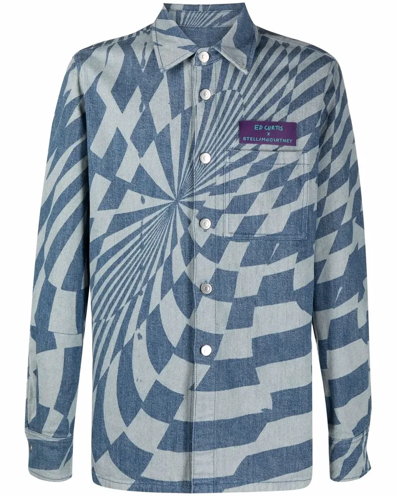 Stella McCartney x Ed Curtis Jacke - Blau Blau