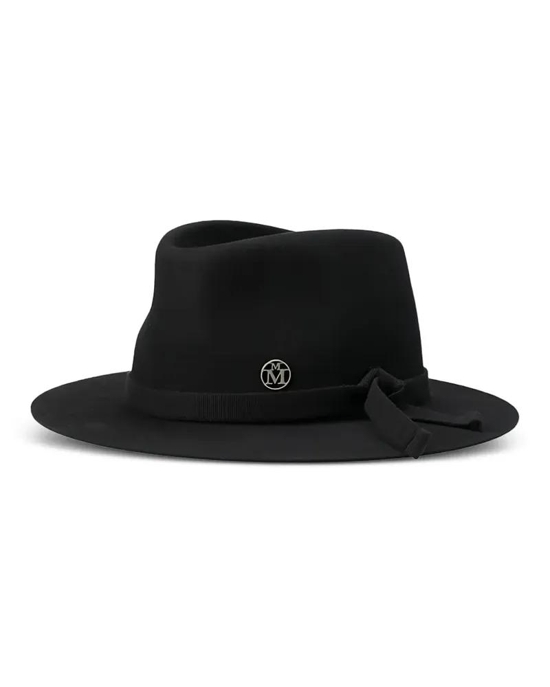Maison Michel André Hut mit Schleife - Schwarz Schwarz