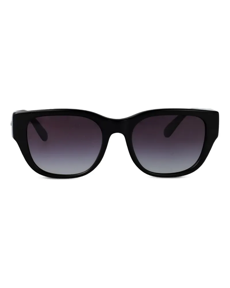 Diesel Sonnenbrille mit eckigem Gestell - Schwarz Schwarz