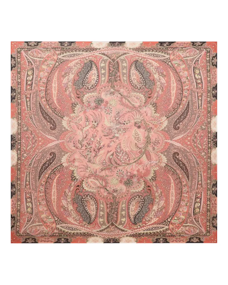 Etro Schal mit Paisleymuster - Rosa Rosa