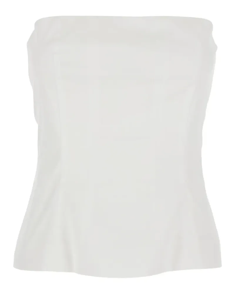 Federica Tosi strapless top - Weiß Weiß