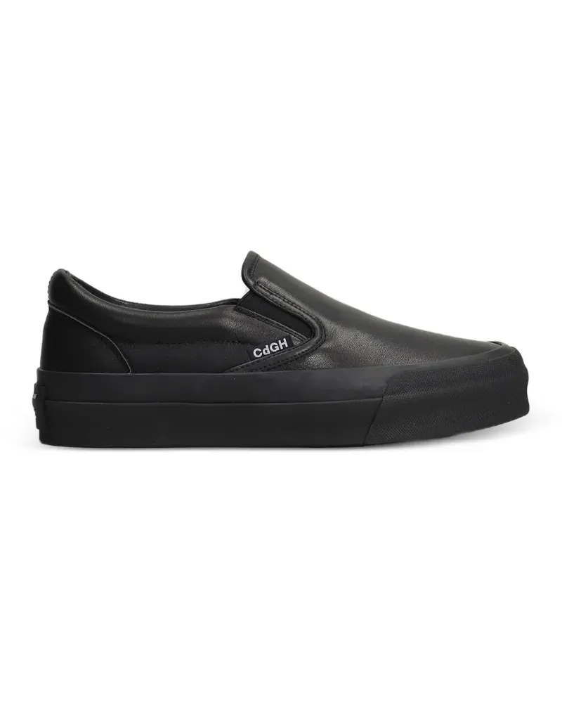 Comme des Garçons Steer slip-on leather sneakers - Schwarz Schwarz
