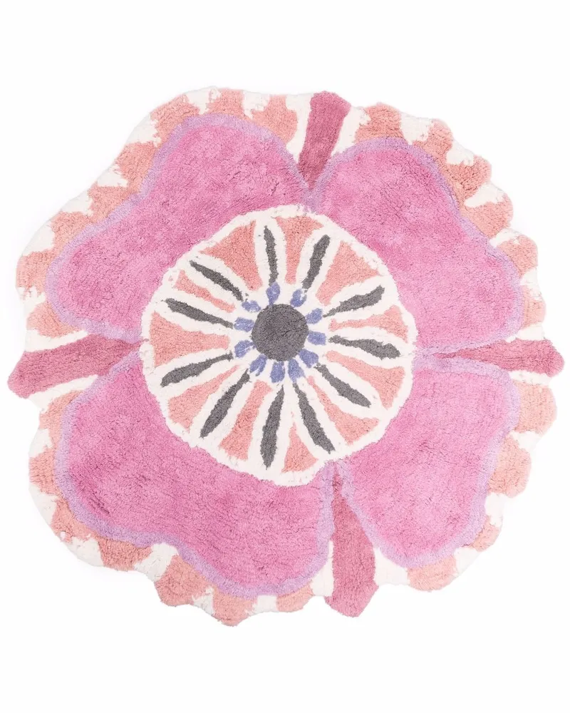 Missoni Home Badematte mit Blumenstickerei - Rosa Rosa