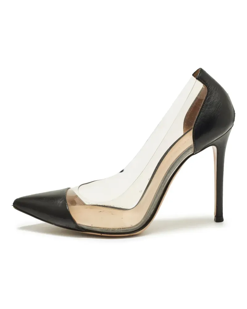 Gianvito Rossi Pumps mit spitzer Kappe 70mm - Schwarz Schwarz