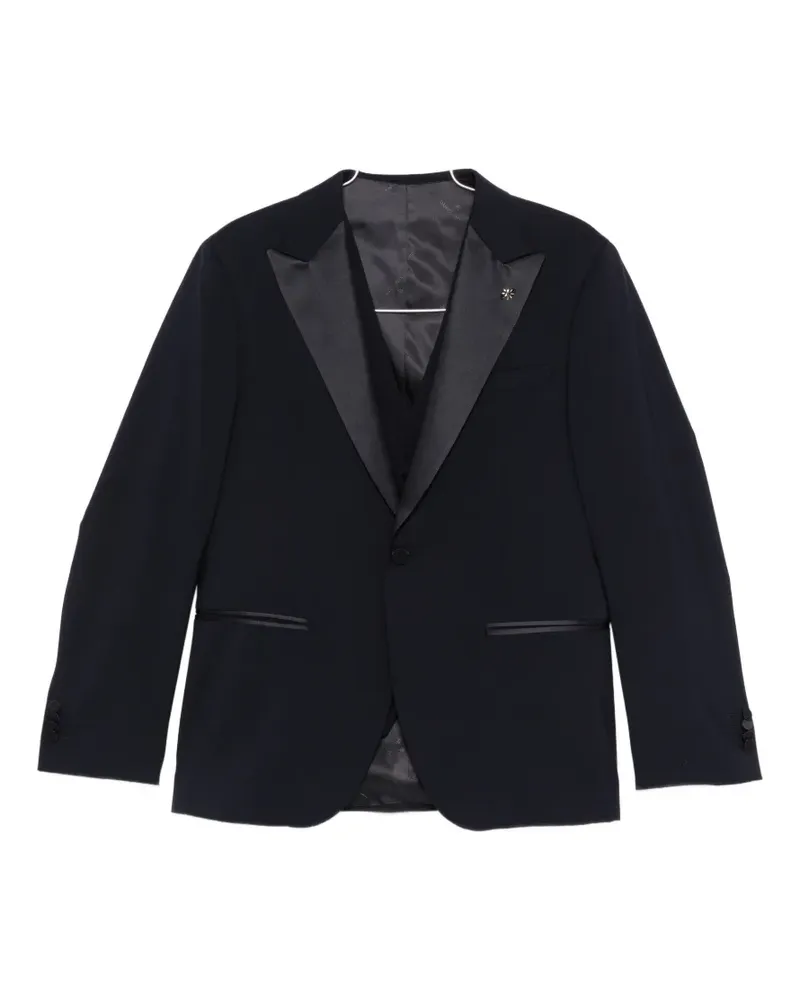 Manuel Ritz single-breasted suit - Blau Blau