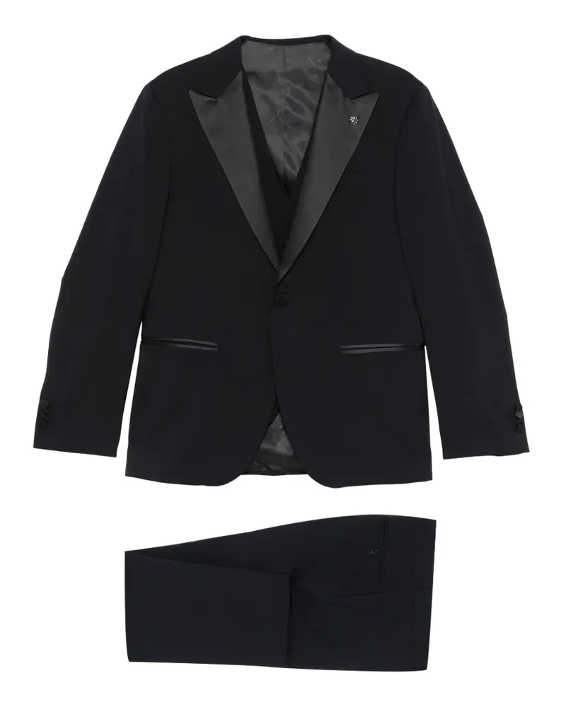 Manuel Ritz single-breasted suit - Blau Blau