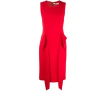 Drapiertes Kleid - Rot
