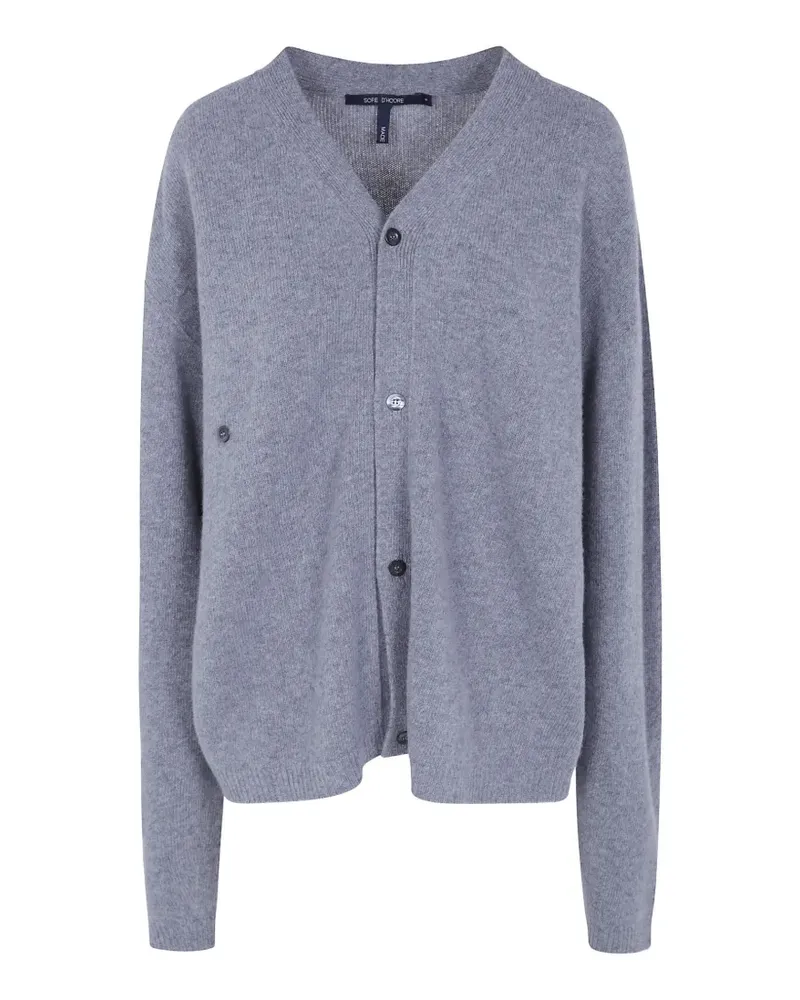 Sofie D'Hoore Cardigan mit Knopfverschluss - Grau Grau